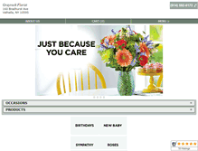 Tablet Screenshot of grayrockflorist.com